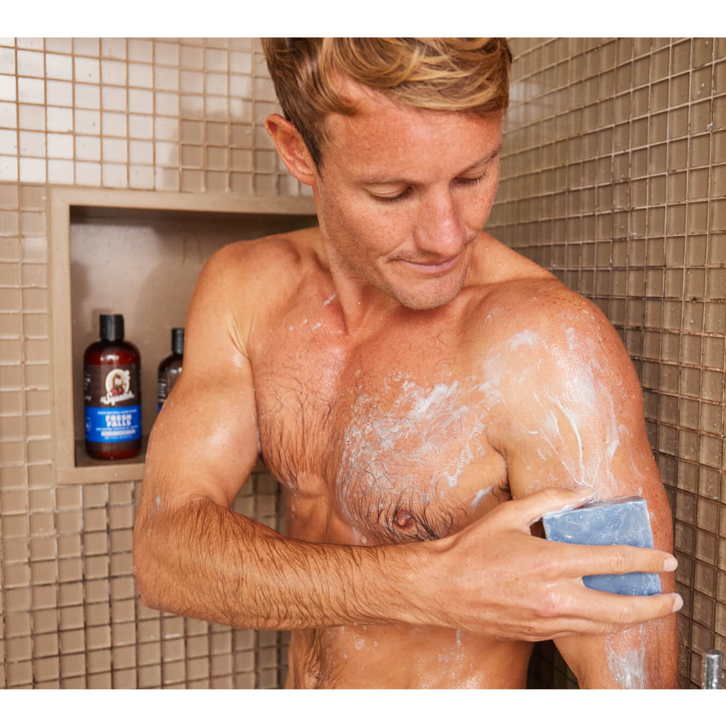 Promotional graphic for Dr. Squatch Fresh Scents Set gift set